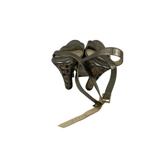 Jimmy Choo Wedge Sandals. Sz 37 - Picture 3 of 5